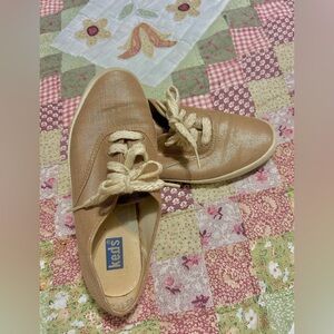 Keds Metallic rose gold Lace-Up Women's Sneakers